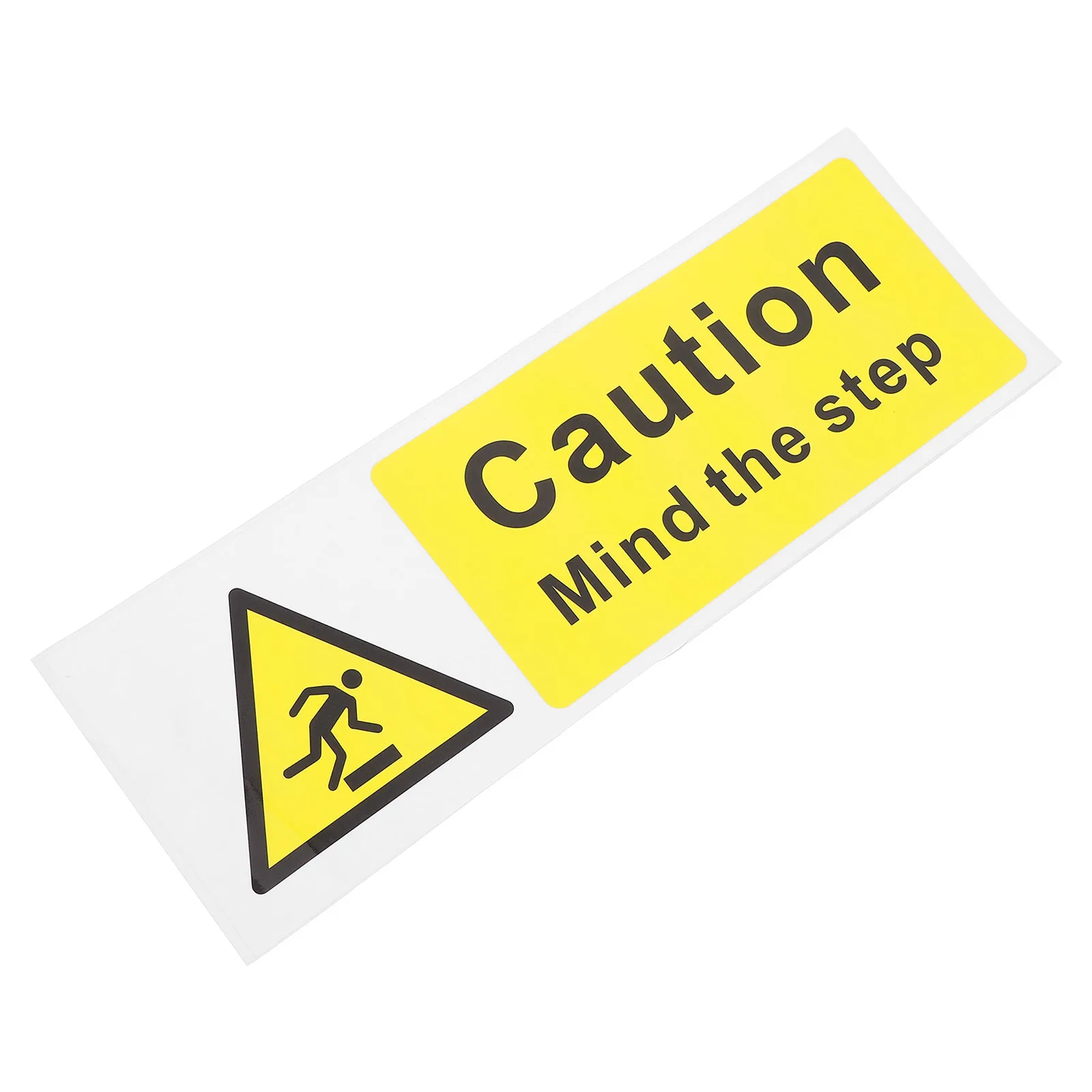 

Self-adhesive Warning Sign Mind Your Step Security Sticker Applique Pvc Caution