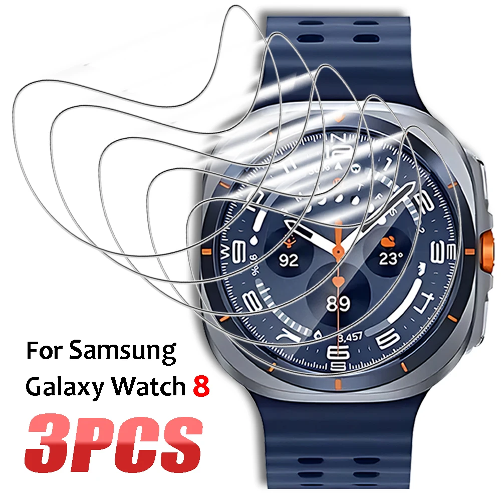 

3 шт. Watch 8 Классическая гидрогелевая пленка для Samsung Galaxy Watch 8 40 мм 44 мм Защитная пленка от царапин Аксессуары для часов