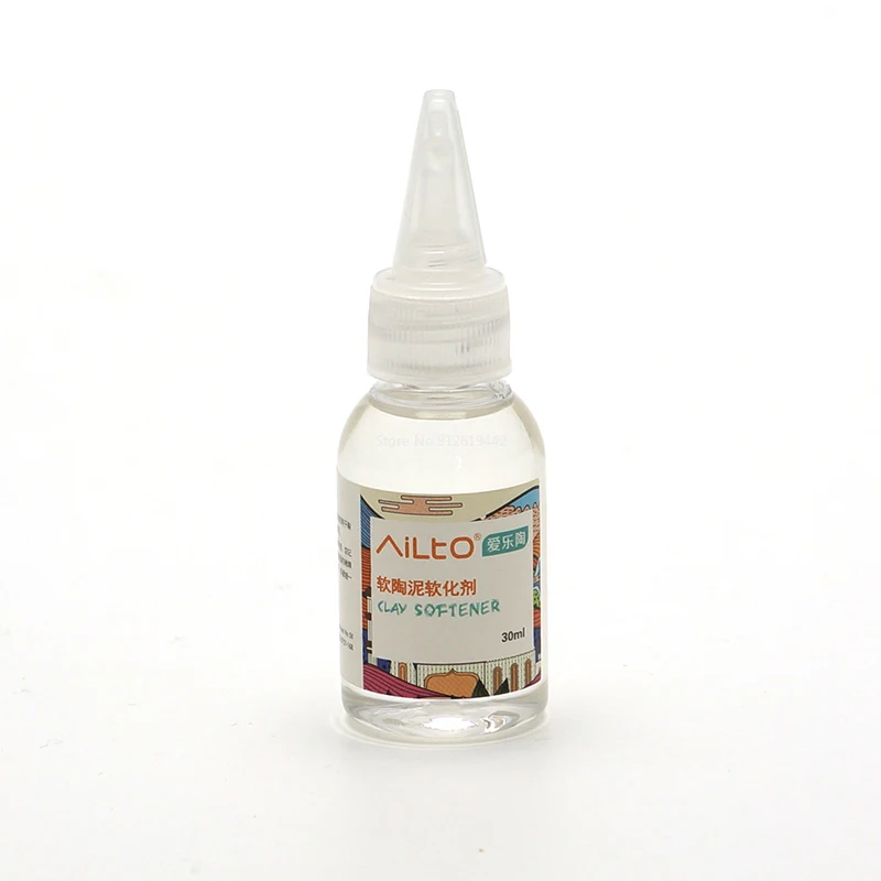 Clay Softener Soft and Hard Adjustment Clay Doll Making Softening Oil Auxiliary Tool Polymer Clay Pottery Tools