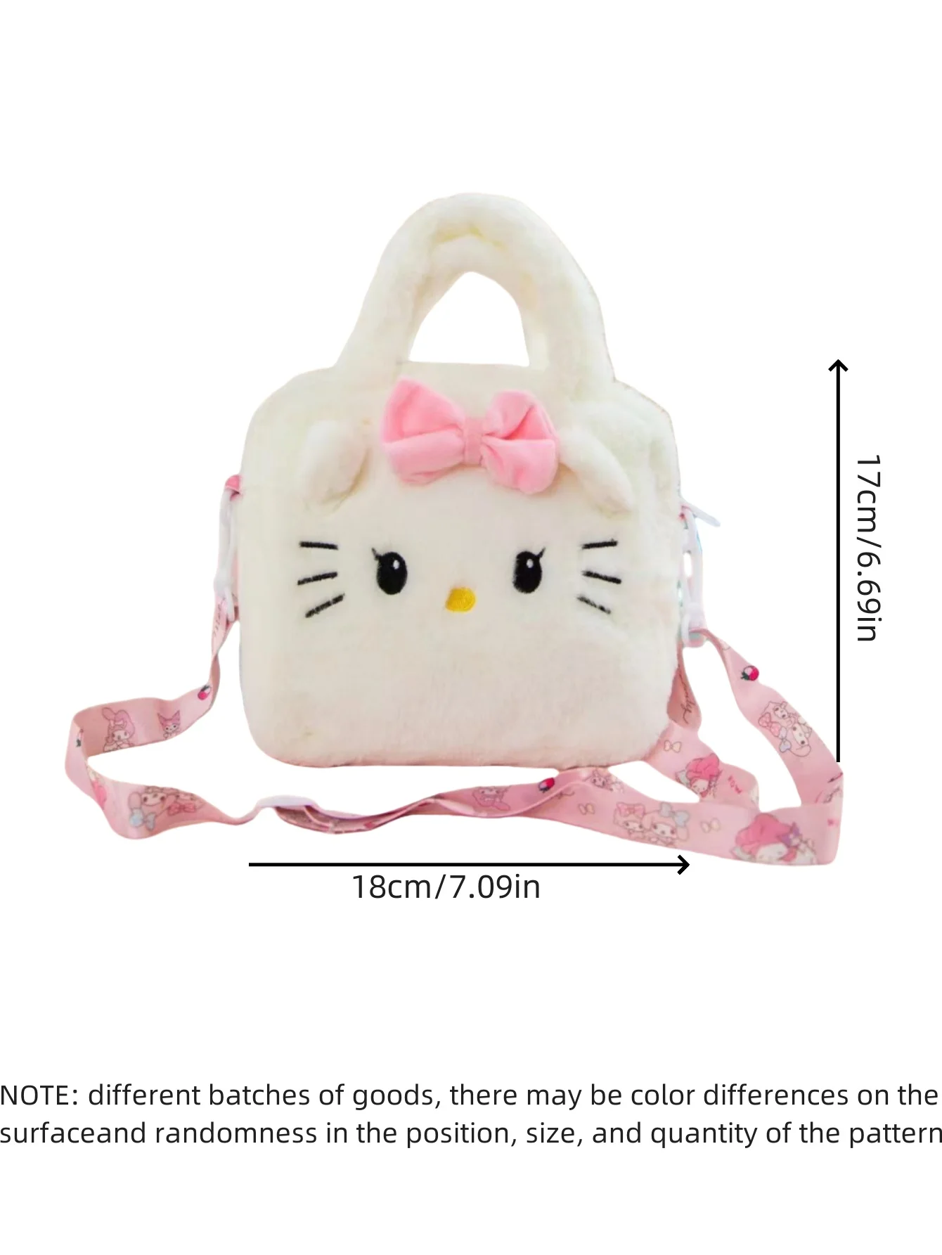 1 قطعة حقيبة يد لطيف ، مرحبا كورومي كيتي بلدي ميلودي سينامورول محفظة الكرتون أنيمي رقيق حقيبة كروسبودي هدايا عيد الميلاد عطلة