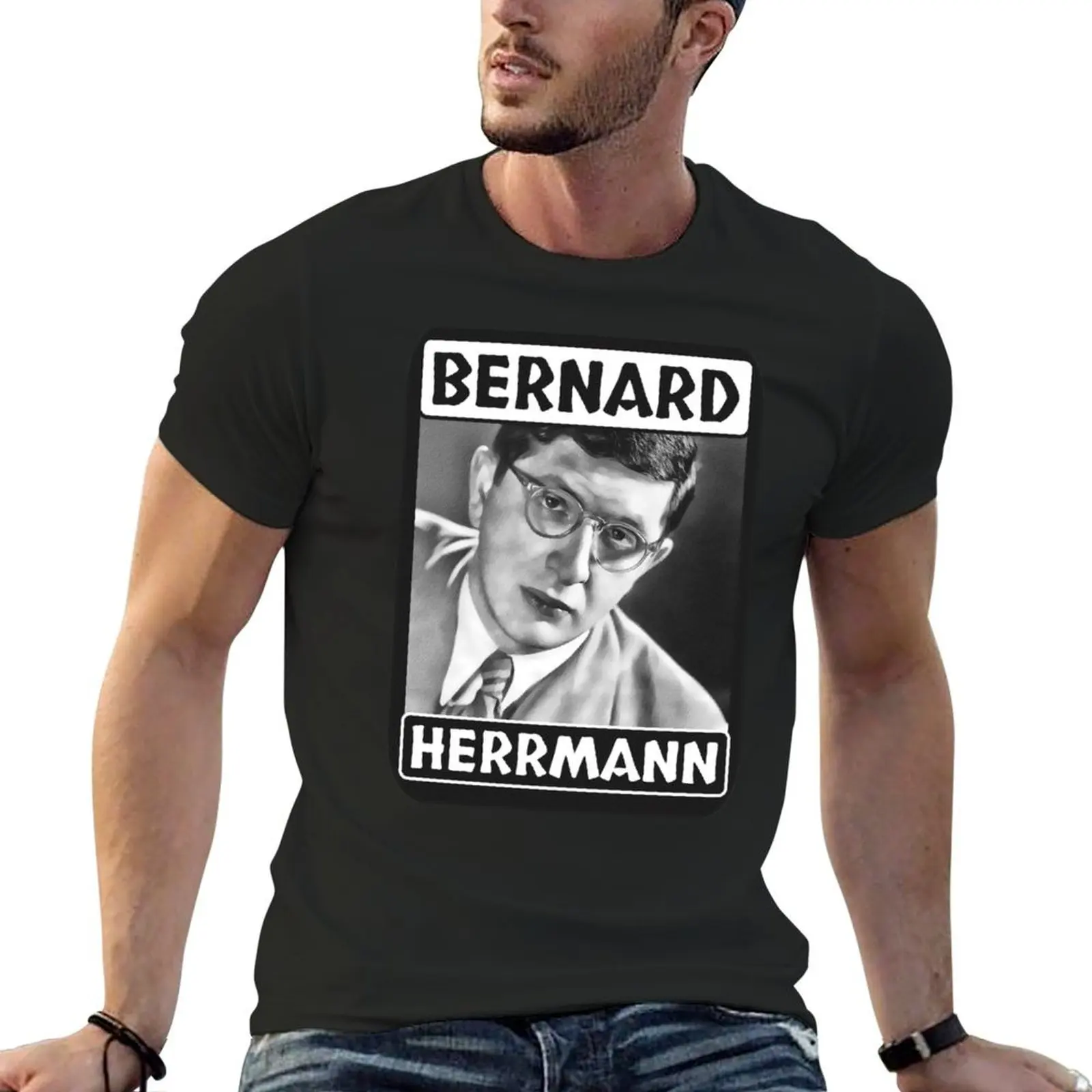 Bernard Herrmann / Film Composer Extraordinare T-Shirt plus size clothes cheap stuff tee shirts for men