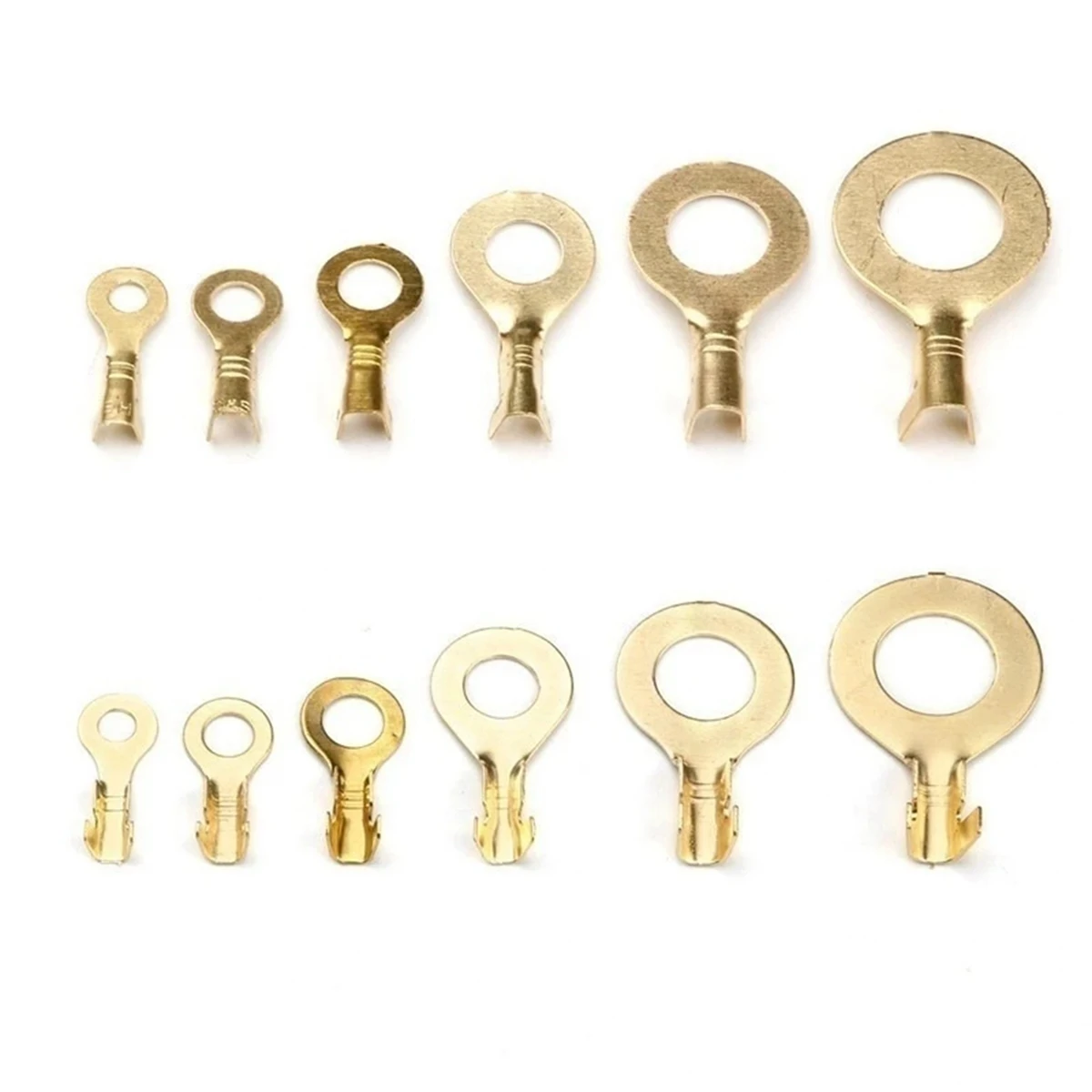 AWAH 540PCS Ring Terminal M3-M10 Ring Lug Ring Connection Wire Assortment Kit Electronic Accessories
