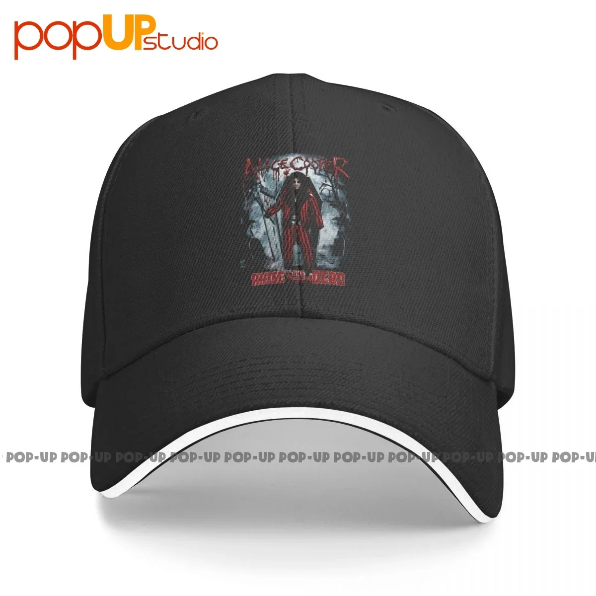 Alice Cooper Raise The Dead Live From Wacken Concert Lace And Whiskey Sandwich Cap Baseball Cap Trucker Hat Cute