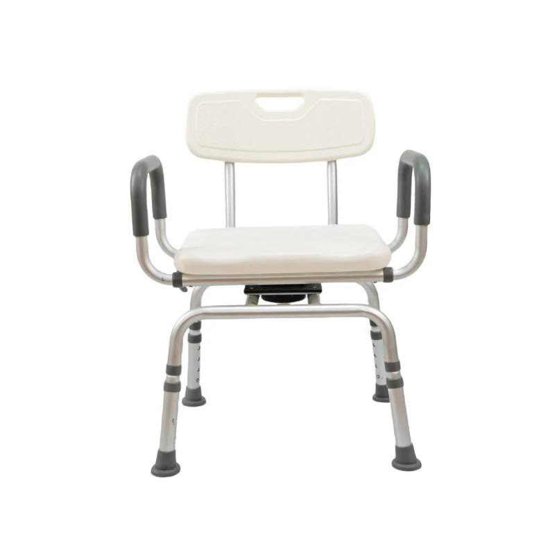 

senior-friendly rotatable bath chair, thickened non-slip seat cushion, multi-gear adjustable shower stool for pregnant women