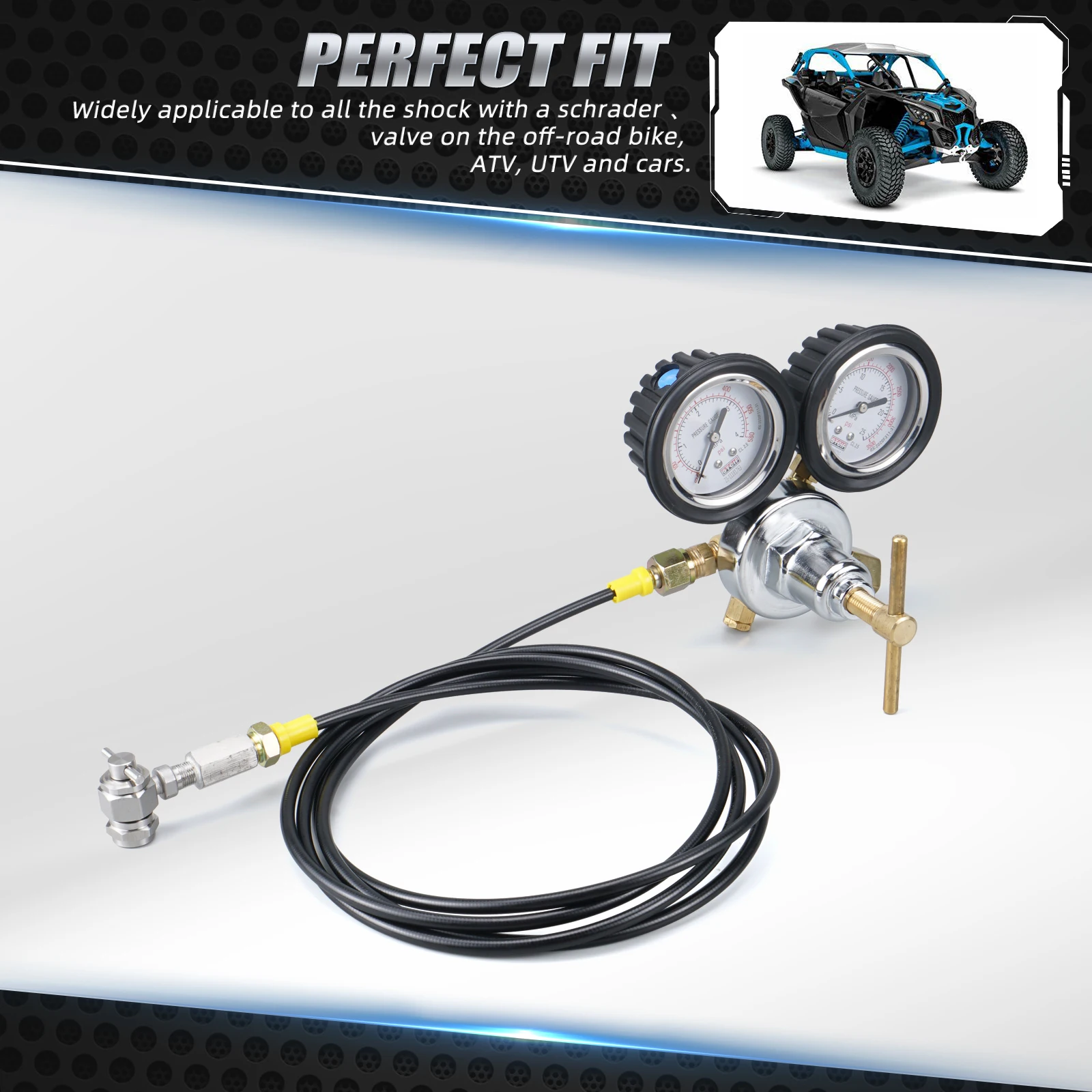 

ATV UTV регулятор азота комплект заполнения аморта CGA580 для KTM Honda TRX450R Yamaha Raptor 700R Polaris RZR XP1000 Can-Am Maverick X3