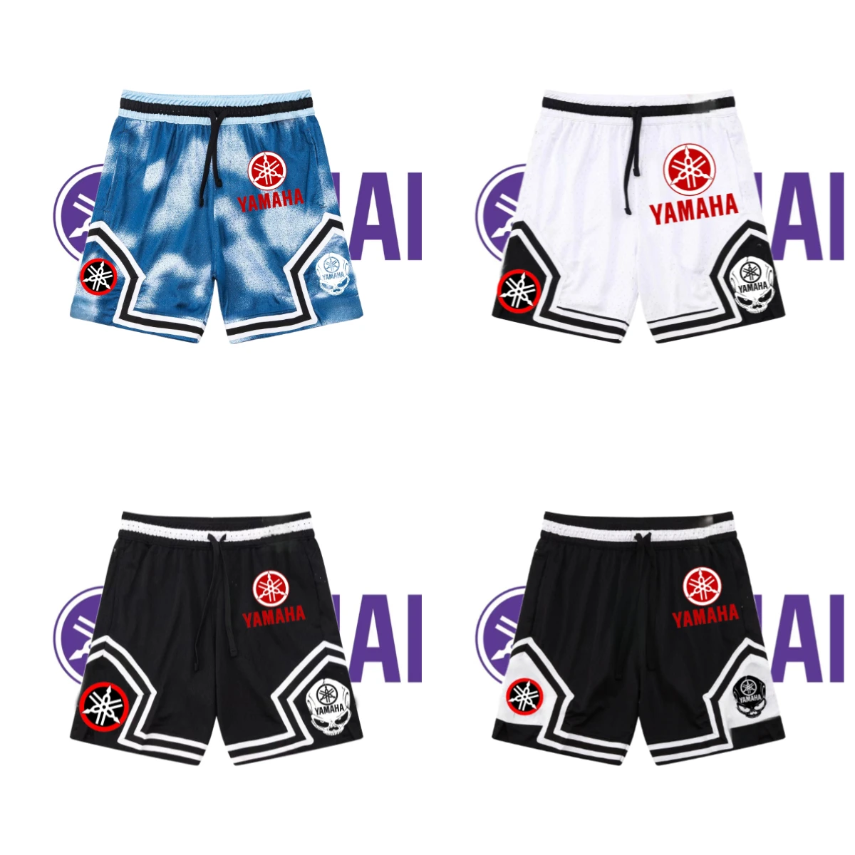 

25/26 Последние популярные шорты Yamaha для любителей мотоциклов, модные спортивные шорты, дышащие, быстросохнущие шорты для взрослых и детей