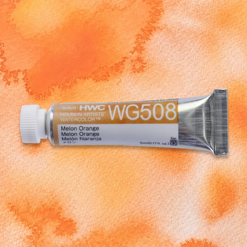 Акварельная краска Holbein Melon Orange Limited 2026 5 мл оригинальный тюбик гранулирующая для художников рисования художественные принадлежности