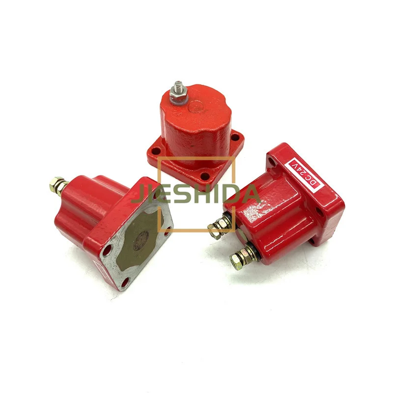 For Cummins PT fuel pump cut-off solenoid valve M11NT855K19 bulldozer magnetic coil ignition switch excavator accessories1