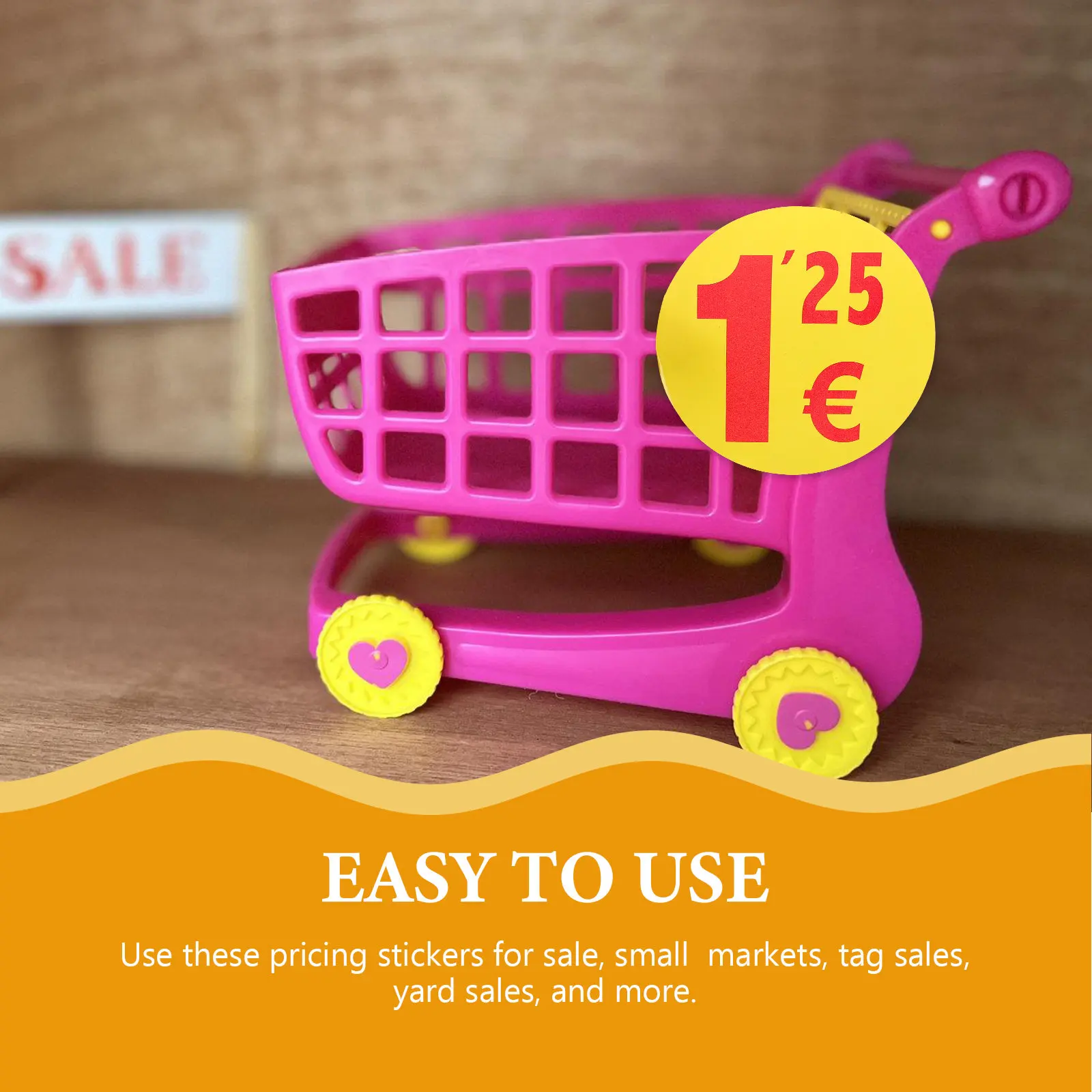 

1 Roll Colorful Round Price Tag Stickers Easy Peel Adhesive Sale Labels for Garage Sales Bake Sales Shop Retail Stores