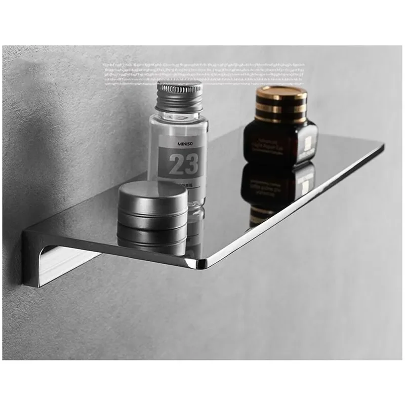 Bathroom Shelves Holder Chrome Solid Brass Soap Basket Bath Shower Shelf Rack Bathroom Accessories Drill Chrome