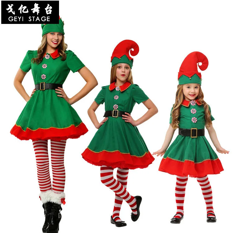 

Cosplay Christmas Fairy Costume stage party performance costume parent-child Christmas Fairy Costume