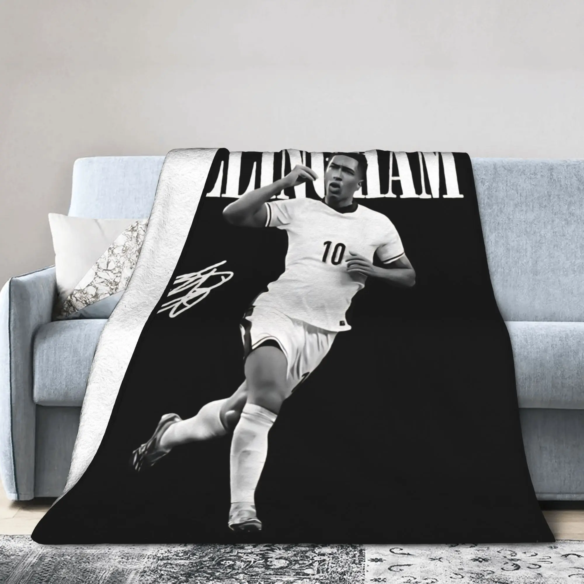 Bellinghams Blanket Soccer Football Flannel Throw Blankets Airplane Travel Printed Soft Warm Bedspreads