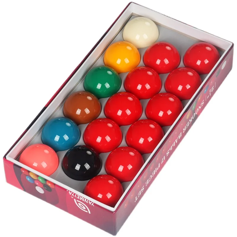 

Chinese 107 snooker ball medium eight pool table resin crystal ball 5.72cm large snooker red ball