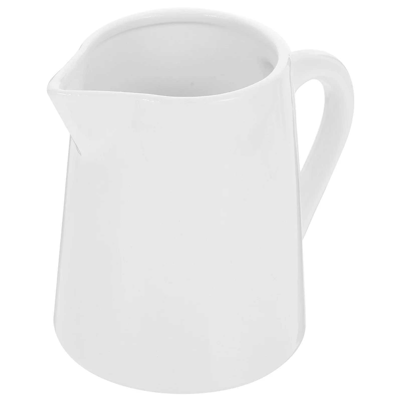 

Ceramic Milk Pitcher Solid-Color Simple Design Lightweight Household Coffee Sauce Dispenser Portable Small Creamer