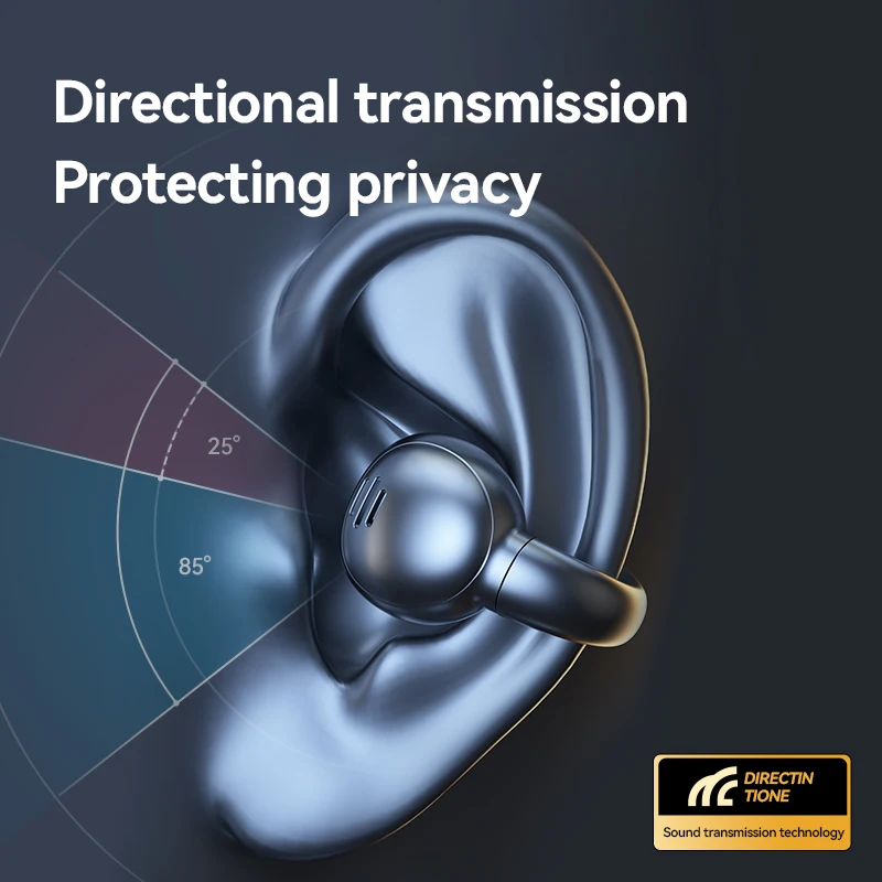 سماعات بلوتوث صوت قوية سماعات رأس لاسلكية OWS سماعات بلوتوث مفتوحة مع ميكروفون للحد من الضوضاء مقاومة للماء #3