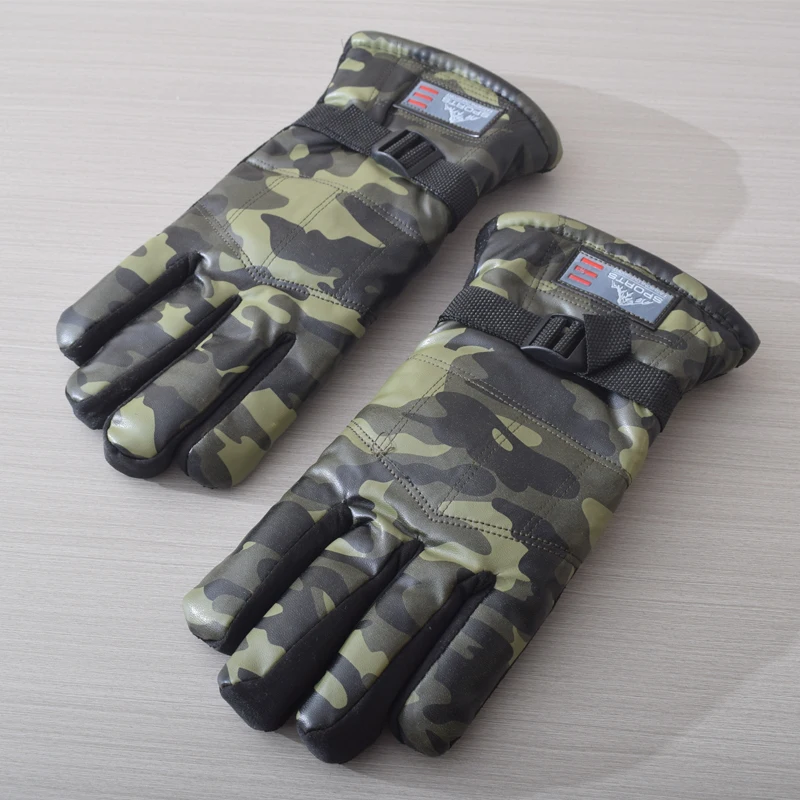 Winter Thermo handschuhe Outdoor wasserdichte warme Handschuhe Gummi Anti-Rutsch-Handschuhe