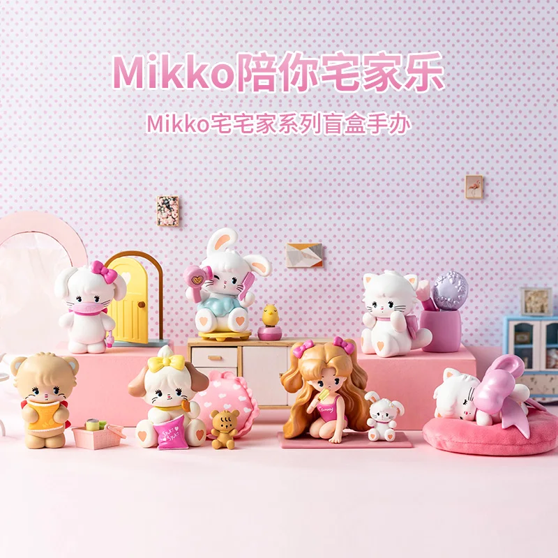 Mikko Stay At Home Series Blind Box Toys Mystery Box Cute Action Figure Kawaii Model Girl Gift Surprise Box