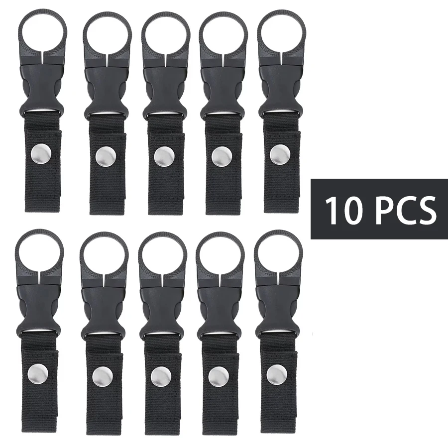 Gurtband Wasserflaschenhalter Klettern Karabiner Gürtel Rucksack Aufhänger Haken Clip Multifunktions Wasserflasche Nylon Schnalle Haken Clip