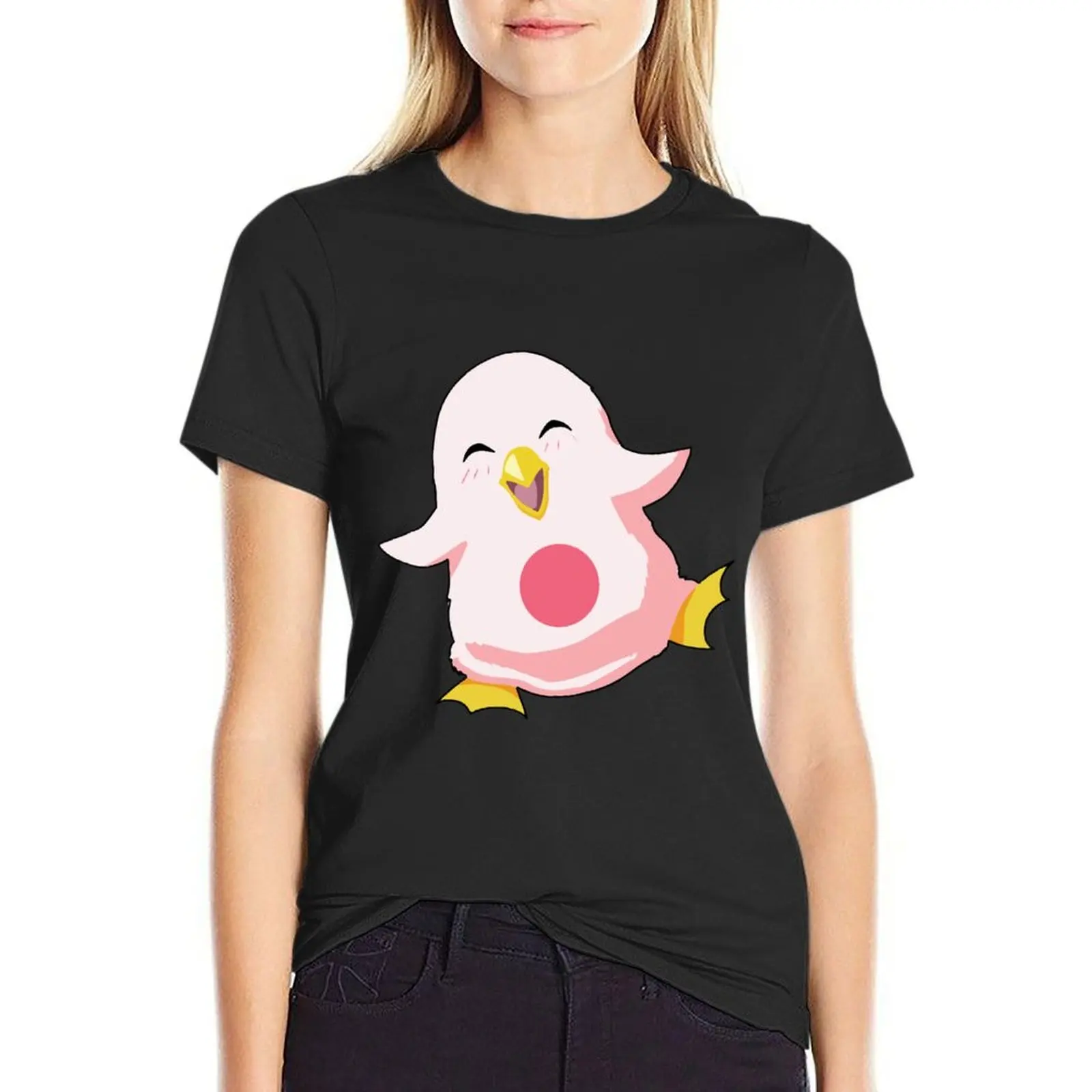 Yun baby wall penguin T-Shirt Aesthetic clothing graphics Womens graphic t shirts