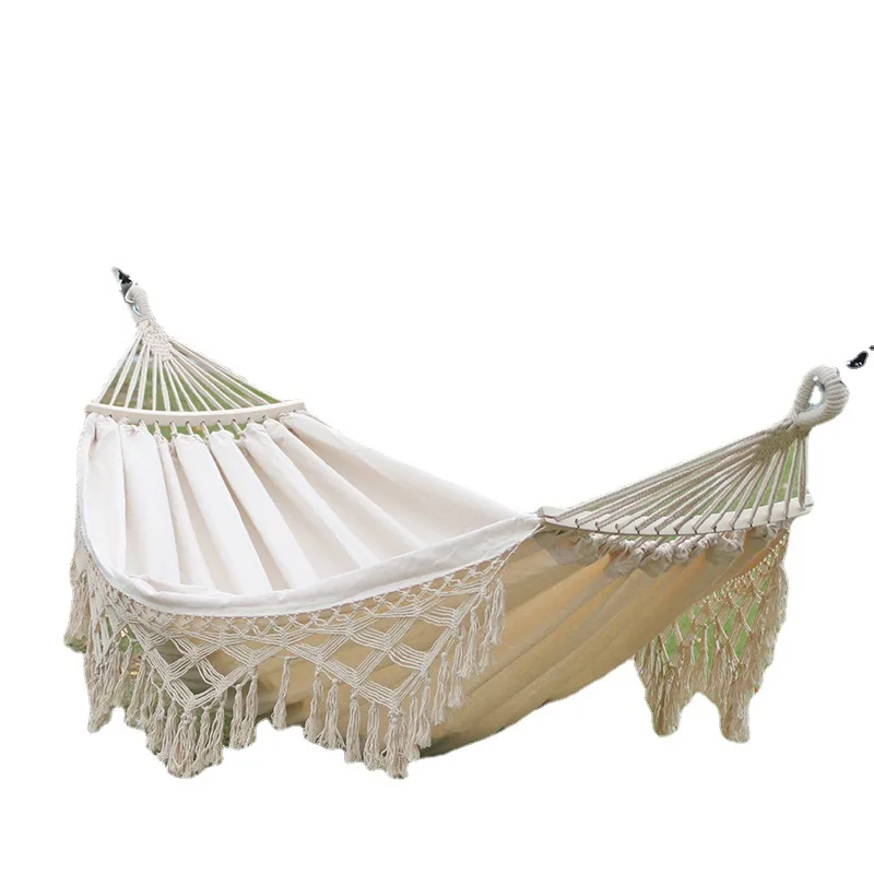 

Wholesale Cheap Price Camping Outdoors Chair Swing Macrame Outdoor Canvas Hammock