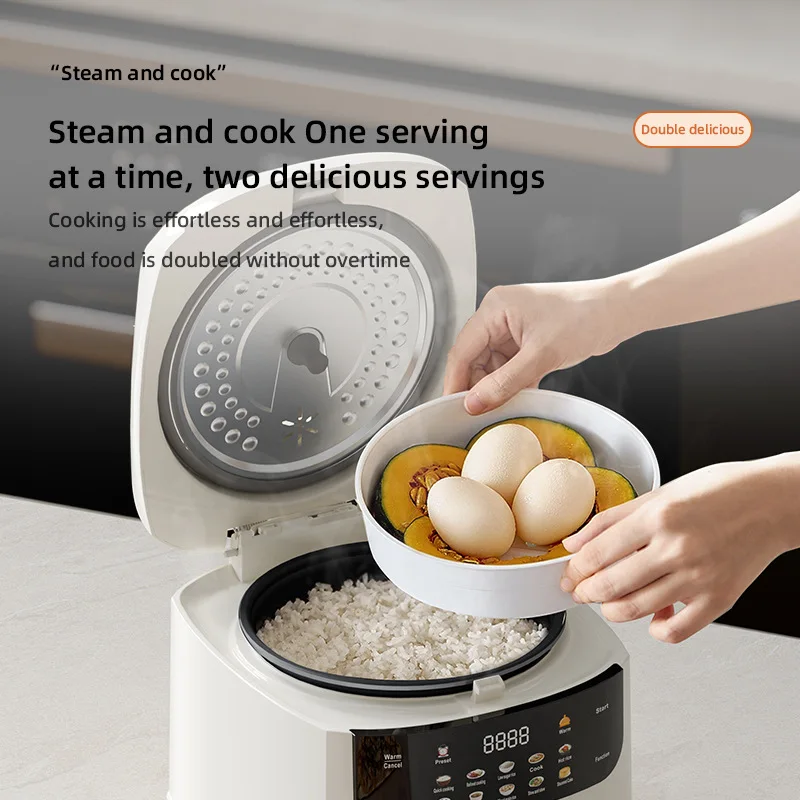 2L MultiCooker Electric Rice Cooker Non-Stick Pot 1-3 People Mini Cooking Machine Steamed Smart Rice Cooker Kitchen 2L - view 3