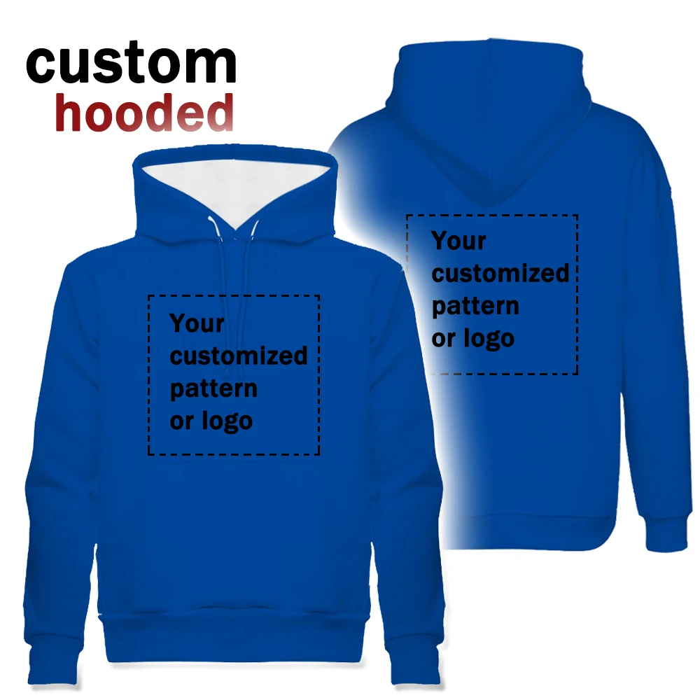 16-цветная однотонная толстовка на заказ