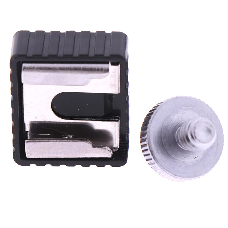 1Set Metal Flash Hot Shoe Mount Adapter To 1/4" Screw Thread For Studio Light Stand Tripod Camera Accessories