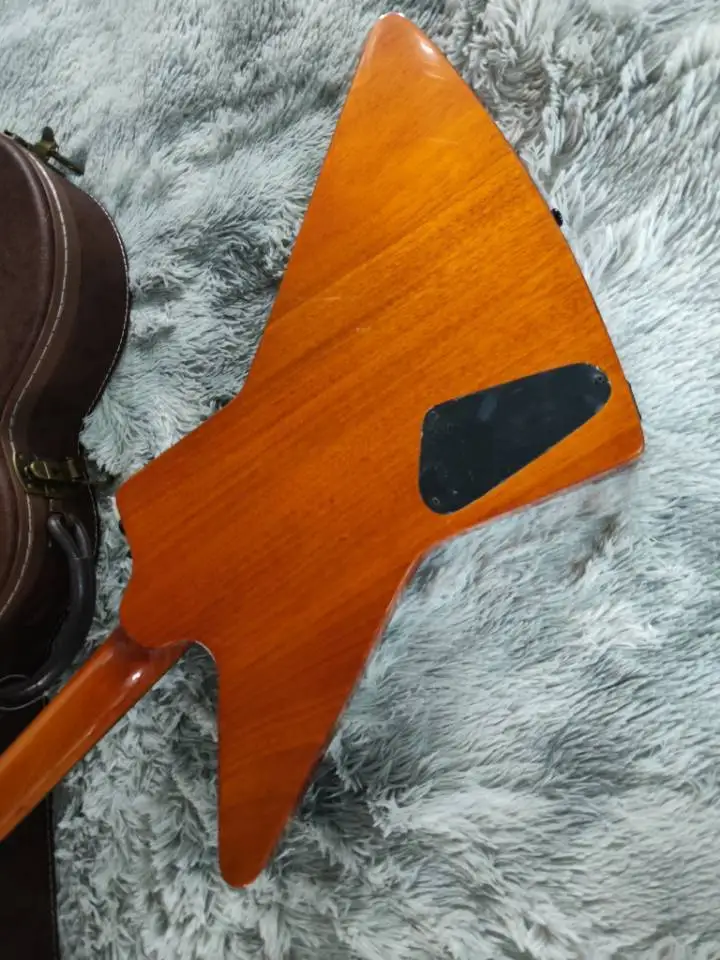 High quality 6-string invisible electric guitar, rosewood veneer, special fingerboard inlay, free shipping, support for customiz