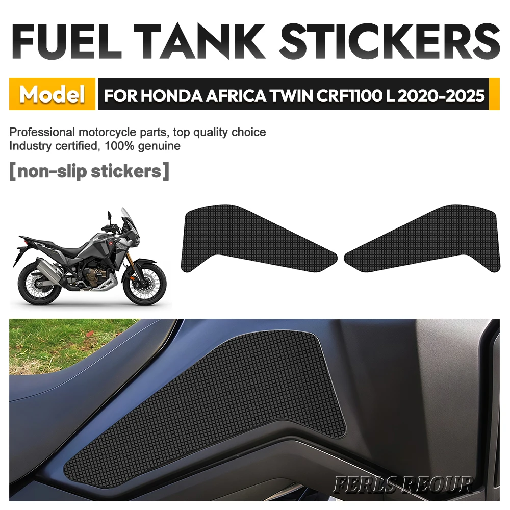 Off Road All Terrain Moto Tank Grips For HONDA AFRICA TWIN CRF1100 L 2020-2025 Adventure Rubber Anti Weather Wear Kits