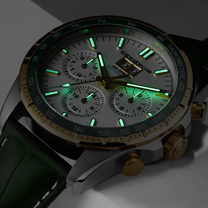 Reloj mecánico automático para hombre, relojes Pagani Designs para hombre, relojes de pulsera deportivos con banda de cuero, reloj Masculino