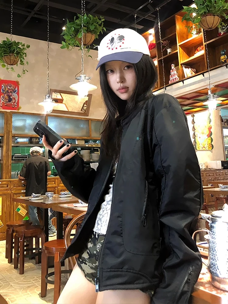 الأمريكية Sle ort سستة البيسبول Jaet الرجال النساء الخريف كلينفيت الوقوف طوق الطيران ملابس خارجية غير رسمية ألياف البوليستر