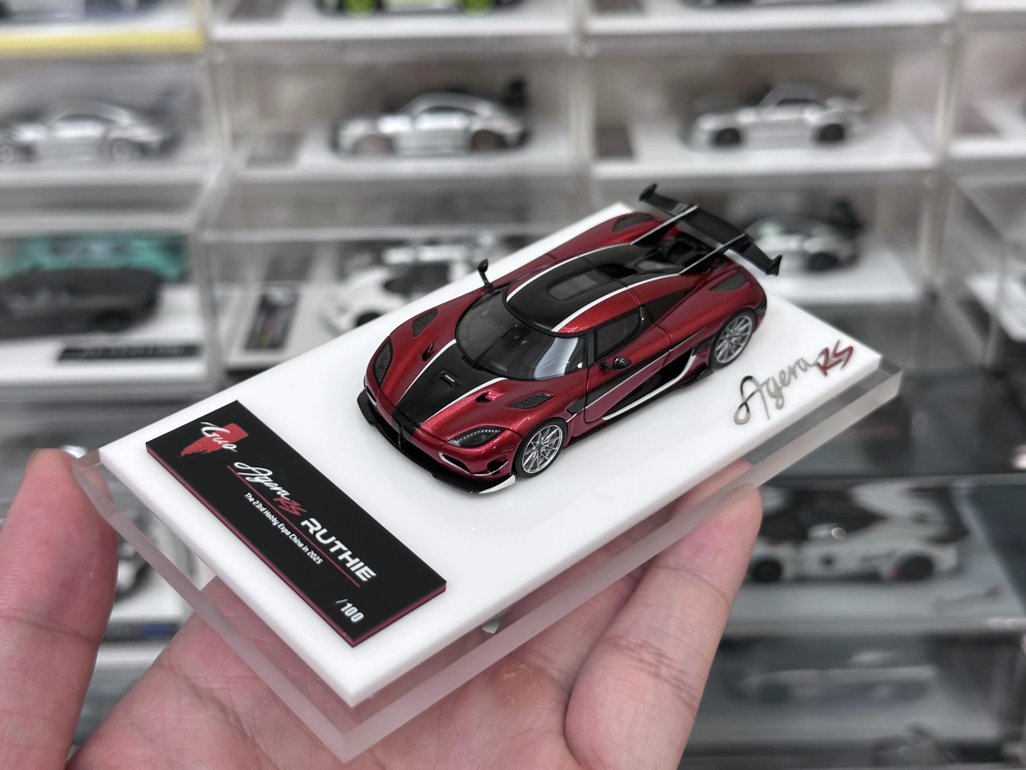 TARDIS & GRYNING 1:64 Agera RS modèle de voiture moulé sous pression en résine édition limitée