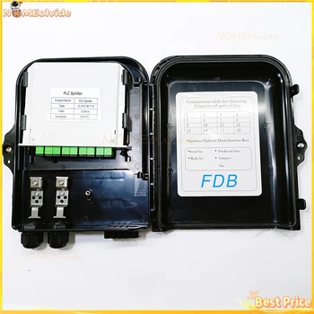 Fiber optic distribution box uncut cable port open 1:8 Splitter box cassette distribution box APC/UPC with cassette splitter