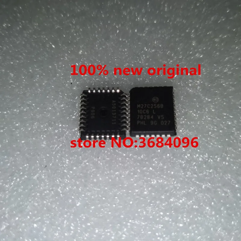 M27C256B-10C6 PLCC M27C256B-10C6L NEW FREE SHIPPING 5PCS-50PCS