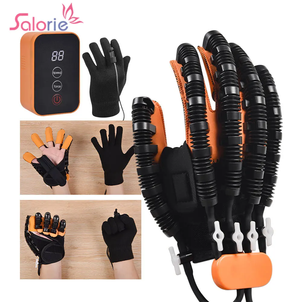 Protable Rehabilitation Robot Gloves Stroke Hemiplegia Cerebral Infarction Training Device Finger Exerciser Hand Function Recove 