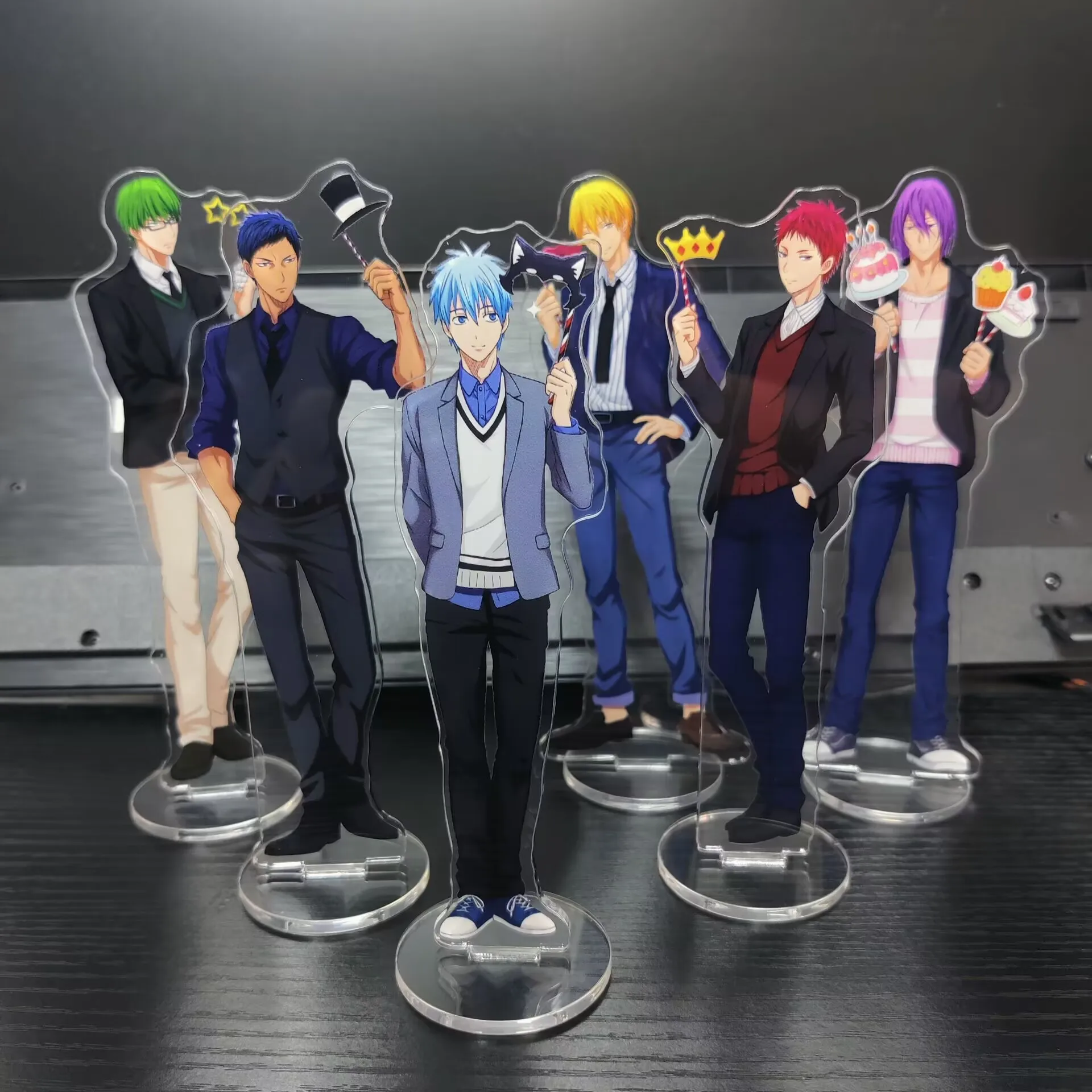 15CM Japan Anime Kuroko\'s Basketball Figure Kuroko Tetsuya Akashi Seijuro Acrylic Stands Midorima Shintaro Character Model Decor