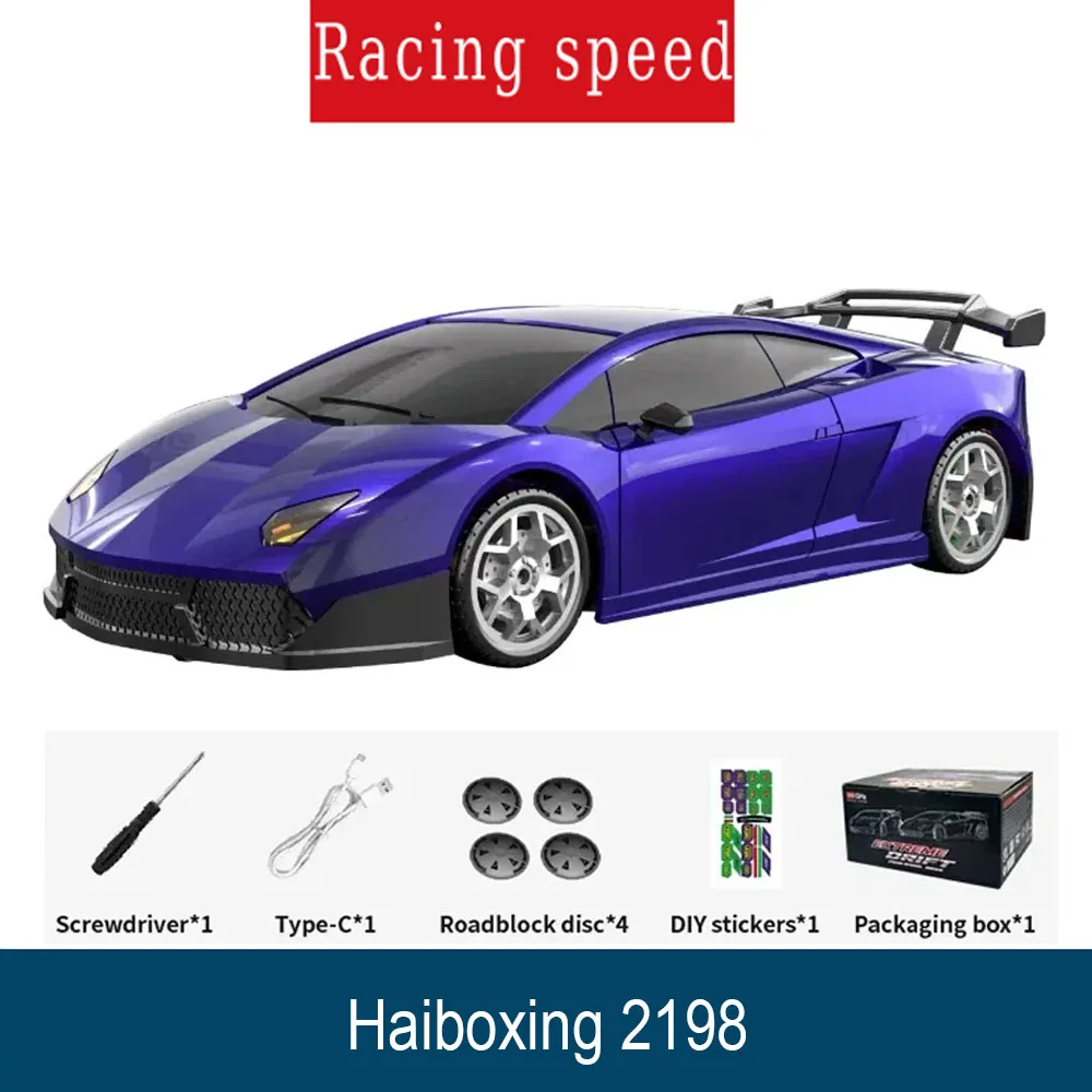 

Haiboxing 2198 1/43 RC Drift Speed Car RTR 2.4G Remote Control Racing Drifting Car Four-wheel Drive High Speed Model Gifts