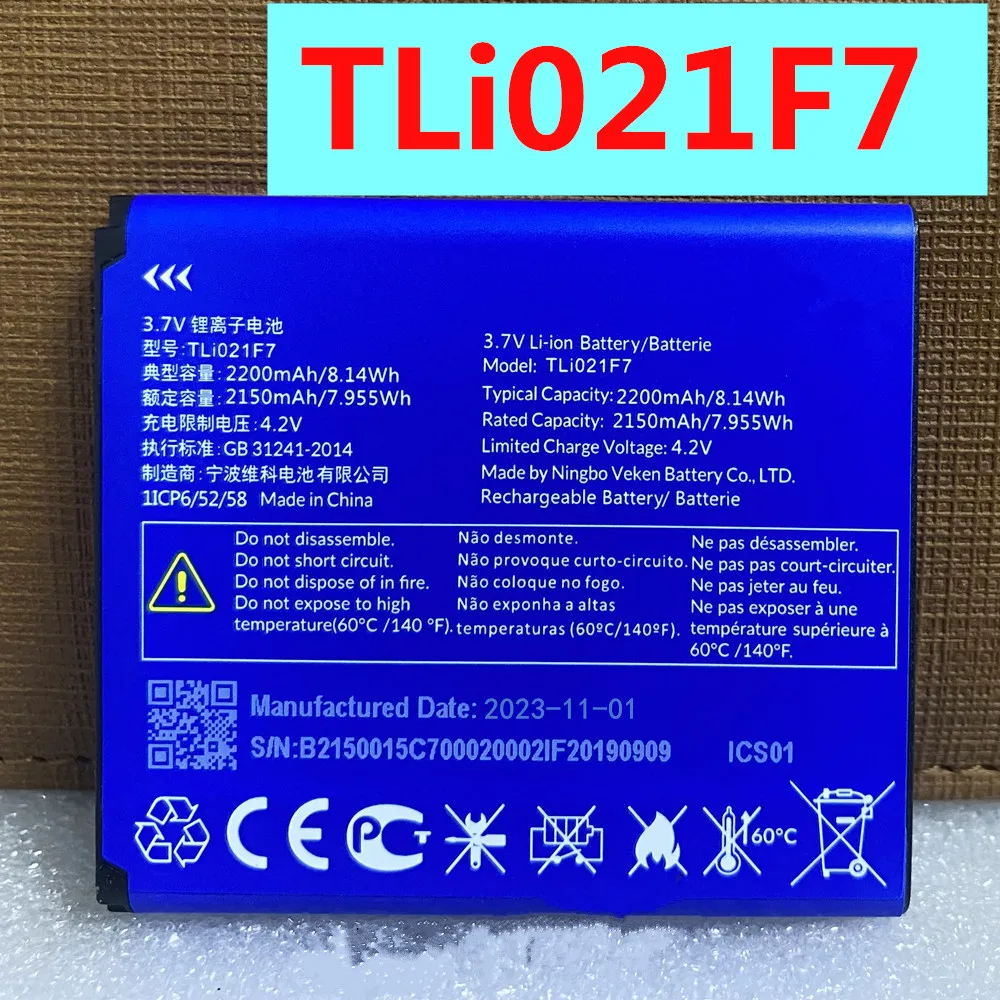 New Original 2200mAh Alcatel TLi021F7 For Alcatel LinkZone MW70VK 4GEE EE71 EE70 EE70VB EE Mini 2 TLi021FA 4G Phone Battery