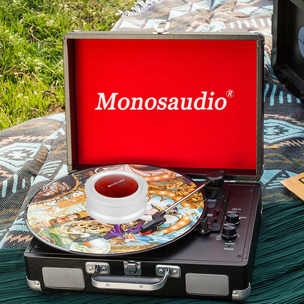 Monosaudio RT290 Schallplattengewichtsstabilisator LP Disc Plattenspieler Vinylklemme HiFi Premium Audiophile Grade – Detail 6