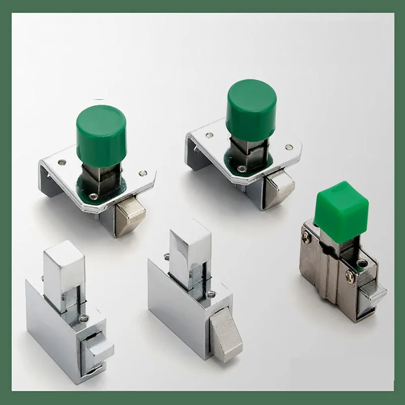 DK613 Press-Type Mechanical Equipment Lock Automatic Door Close Buckle Press Lock Simple DK637 Button Lock for Security