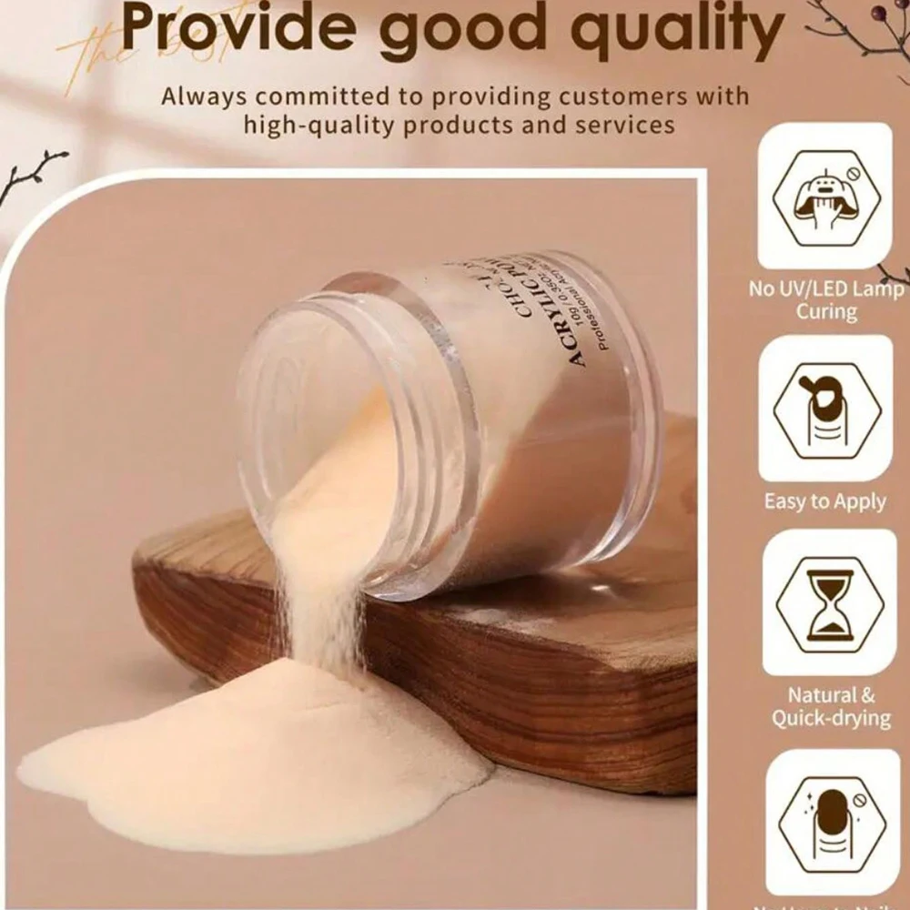 12jarX10g المهنية 3IN1 عارية الوردي مسمار الاكريليك مسحوق سريع الجافة تمديد/نحت/بناء عارية كريستال مسحوق لصالون الأظافر الغبار #5