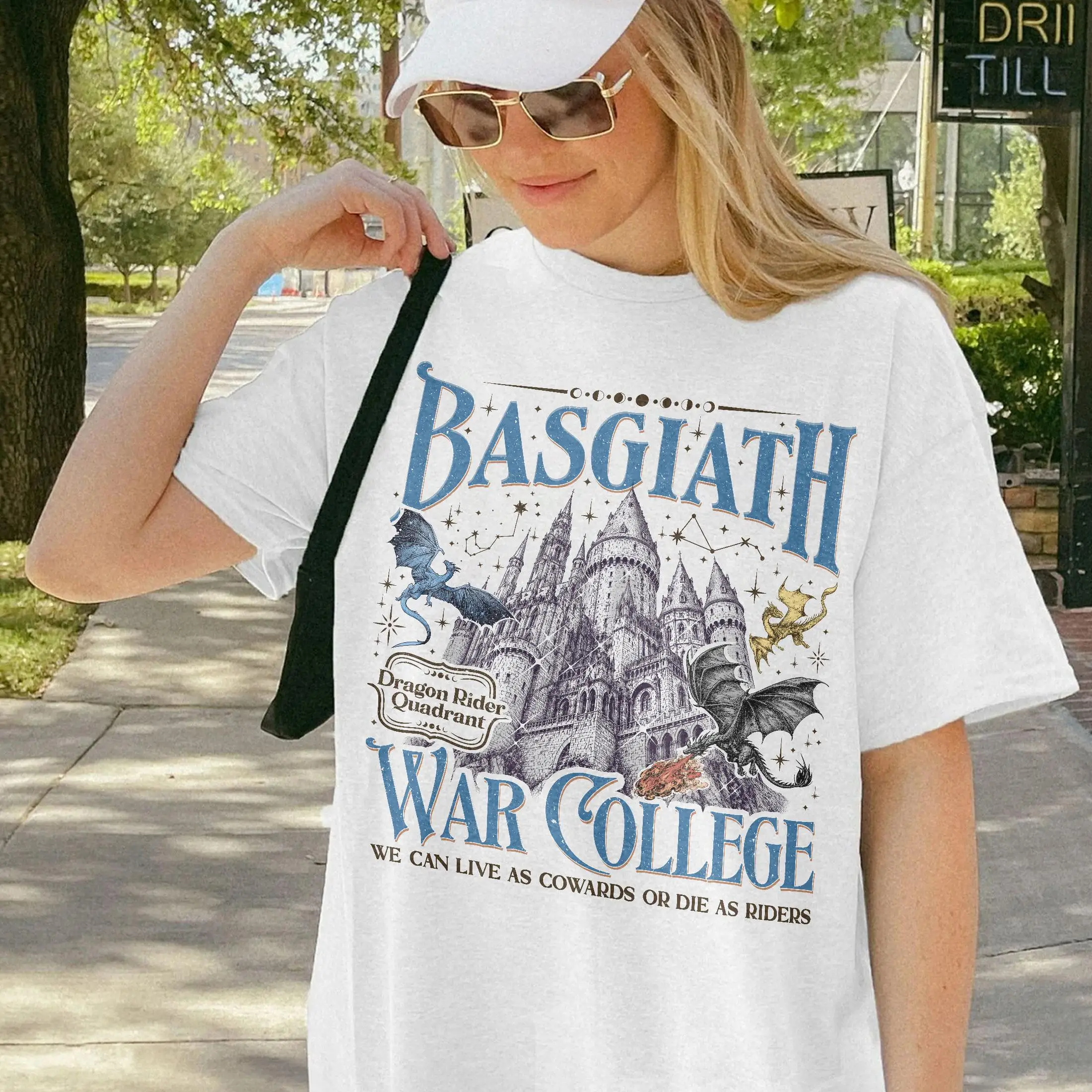 Basgiath War College Fourth Wing TShirt, Rider Quadrant Violet , Die As Riders Fantasy Bookish Tee, Dragons Book Lover T-shirt