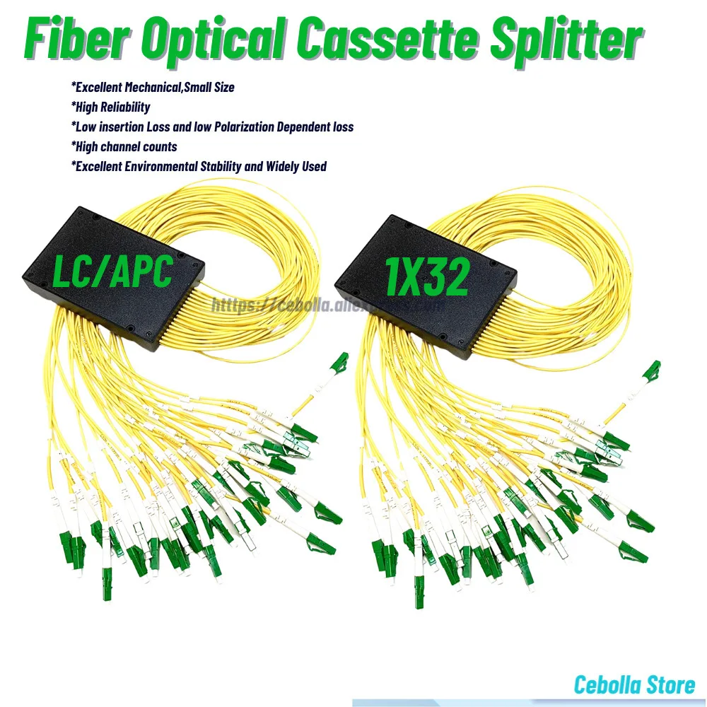 

1X4 SC/APC Волоконно-оптический разветвитель FTTH FBT Оптическая муфта 1:4 SC APC Одномодовый оптический разветвитель Simplex PLC