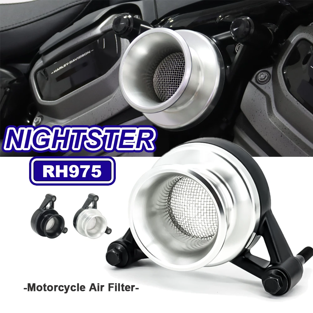 

Nightster975 Accessories for Harley RH975 New Motorcycle Crafts Air Cleaner Intake Filter System Kit Stainless Steel RH 975 2023