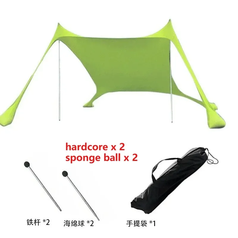 Familie Strand Luifel 3x3 Outdoor Strandtent Opvouwbare Tenten Grote Zonnescherm Camping Shades Tenten Winddicht Strand Luifel Tenten