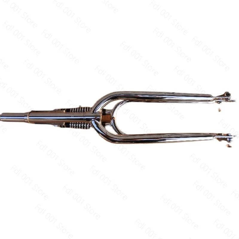26 inch retro double spring shock-absorbing front fork modified beach bicycle accessories 25.4 * 28.6MM