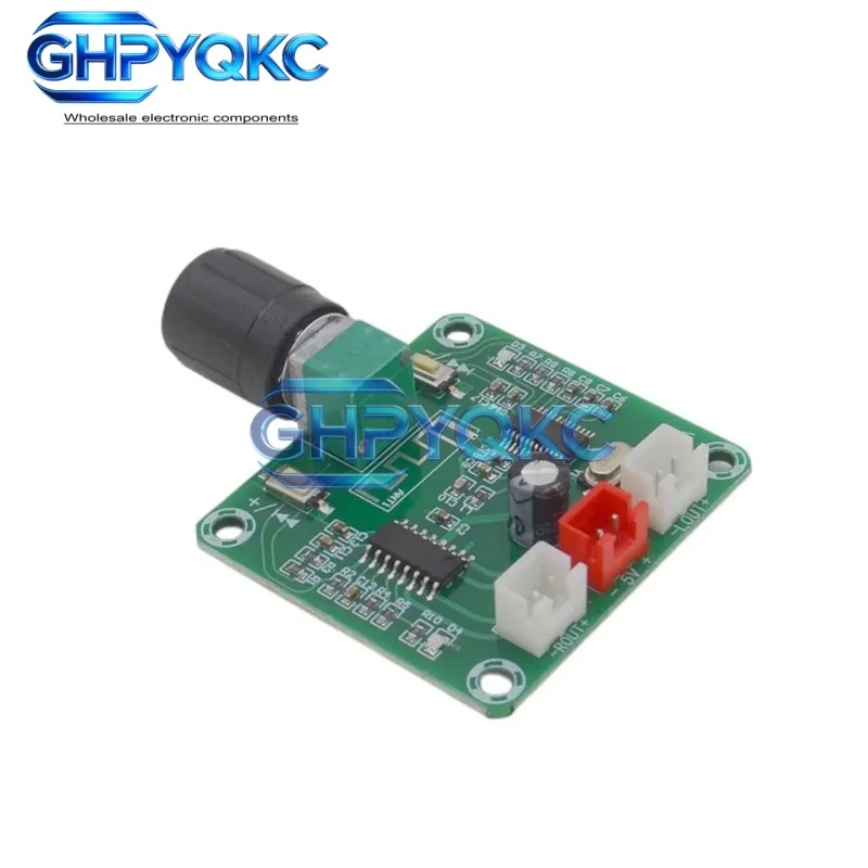 GHPYQKC XH-A158 ultra clear Bluetooth 5.0 power amplifier board pam8403 small power DIY wireless speaker amplifier board 5W*2