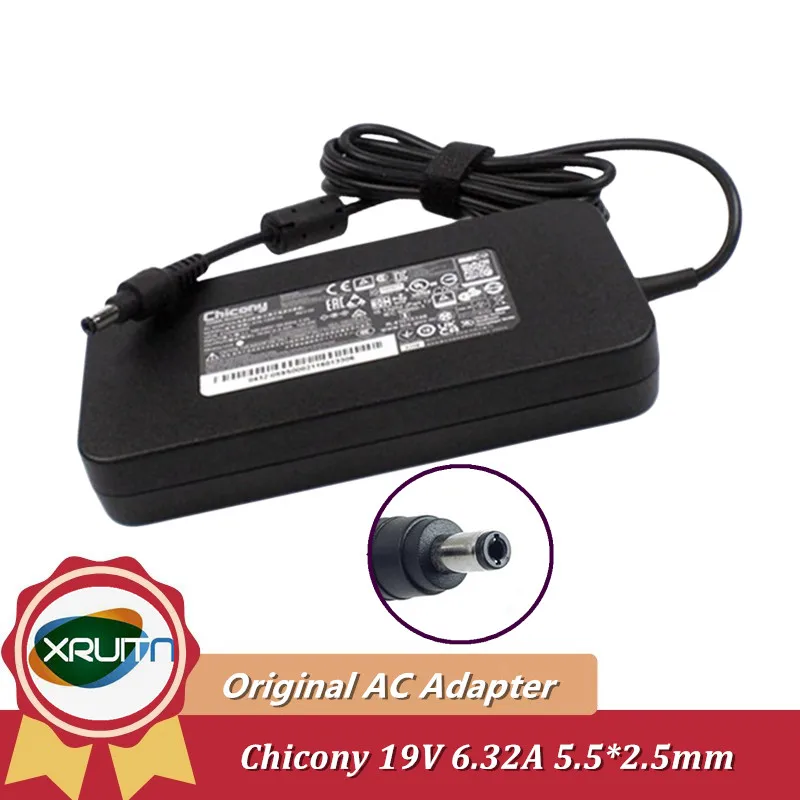 

Genuine 19V 6.32A 120W Chicony A15-120P1A A120A046Q ​ADP-120RH D AC Power Adapter For Intel NUC NUC11PAQi50WA A15-120P1A Mini PC