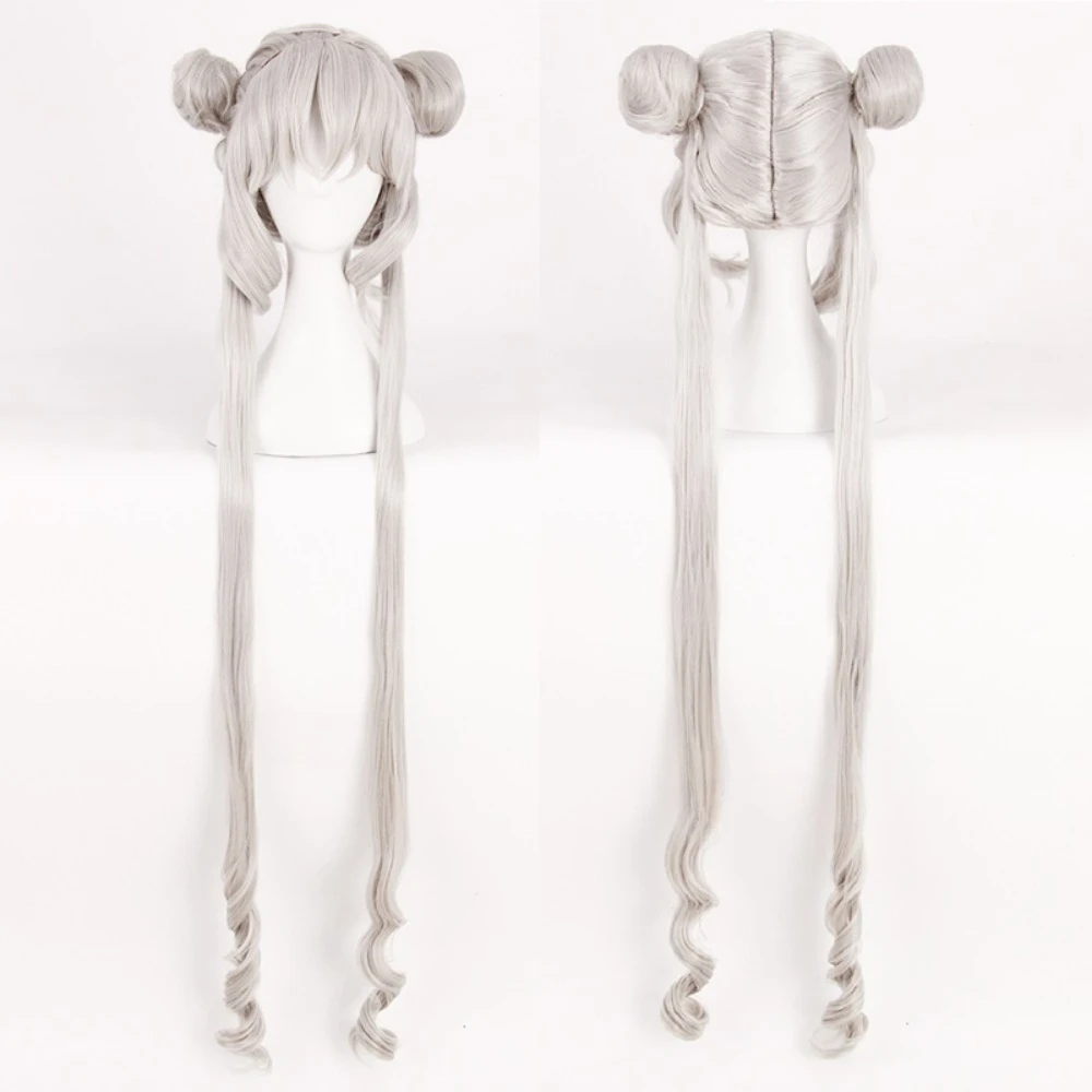 

Usagi Tsukino Silver Styled Cosplay Wig for Moon Princess Anime Costume Hair