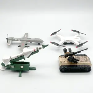 Domestik Digital Tentara Perakitan Model Tank Roket Pesawat Pengintai Tak Berawak Model Mainan Ornamen 12 kit model pesawat penjualan terbaik - №